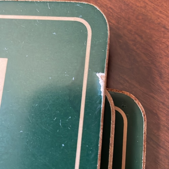 VTG PIMPERNEL Brunch Fruits Placemats Set of 3 Cork back Made in England - Picture 9 of 9